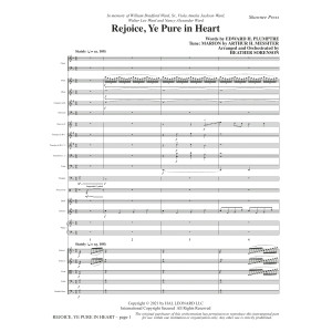 Rejoice, Ye Pure In Heart (arr. Heather Sorenson) - Full Score