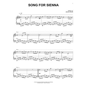 Song For Sienna