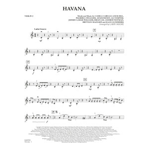 Havana (arr. Larry Moore) - Violin 2