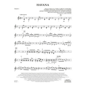 Havana (feat. Young Thug) (arr. Larry Moore) - Violin 1