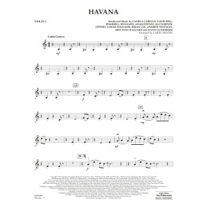 Havana (feat. Young Thug) (arr. Larry Moore) - Violin 2