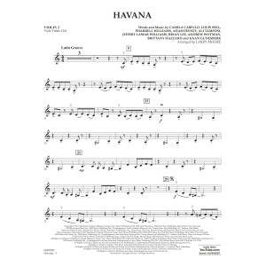 Havana (feat. Young Thug) (arr. Larry Moore) - Violin 3 (Viola Treble Clef)
