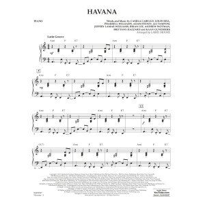 Havana (feat. Young Thug) (arr. Larry Moore) - Piano