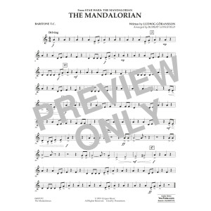 The Mandalorian (from Star Wars: The Mandalorian) (arr. Longfield) - Baritone T.C.