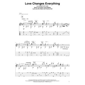 Love Changes Everything (from Aspects Of Love) (arr. David Jaggs)