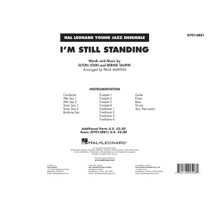 I'm Still Standing (arr. Paul Murtha) - Conductor Score (Full Score)