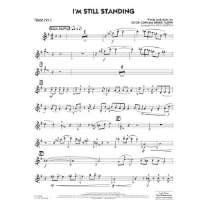 I'm Still Standing (arr. Paul Murtha) - Tenor Sax 2