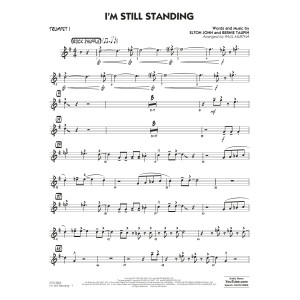 I'm Still Standing (arr. Paul Murtha) - Trumpet 1