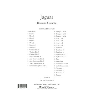 Jaguar - Conductor Score (Full Score)