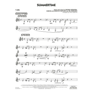 Summertime (arr. Paul Murtha) - F Horn