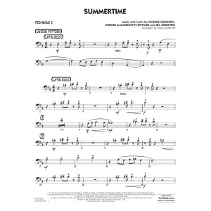 Summertime (arr. Paul Murtha) - Trombone 2