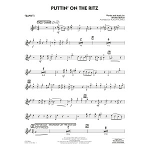 Puttin' On The Ritz (arr. Roger Holmes) - Trumpet 1