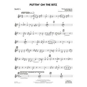 Puttin' On The Ritz (arr. Roger Holmes) - Trumpet 4
