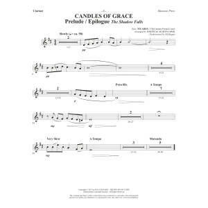 Candles Of Grace (A Service for Tenebrae) - Bb Clarinet