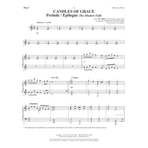 Candles Of Grace (A Service for Tenebrae) - Piano