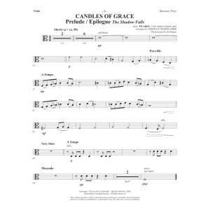 Candles Of Grace (A Service for Tenebrae) - Viola