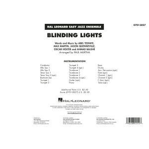 Blinding Lights (arr. Paul Murtha) - Conductor Score (Full Score)