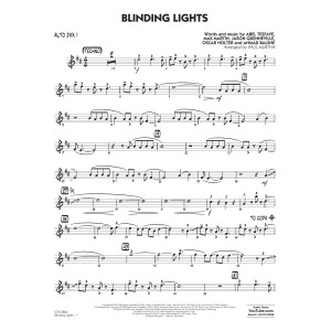 Blinding Lights (arr. Paul Murtha) - Alto Sax 1