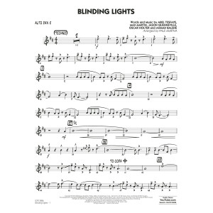 Blinding Lights (arr. Paul Murtha) - Alto Sax 2