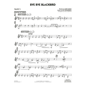 Bye Bye Blackbird (arr. Paul Murtha) - Trumpet 3
