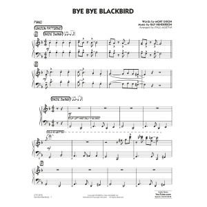 Bye Bye Blackbird (arr. Paul Murtha) - Piano