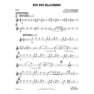Bye Bye Blackbird (arr. Paul Murtha) - Flute