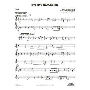 Bye Bye Blackbird (arr. Paul Murtha) - F Horn
