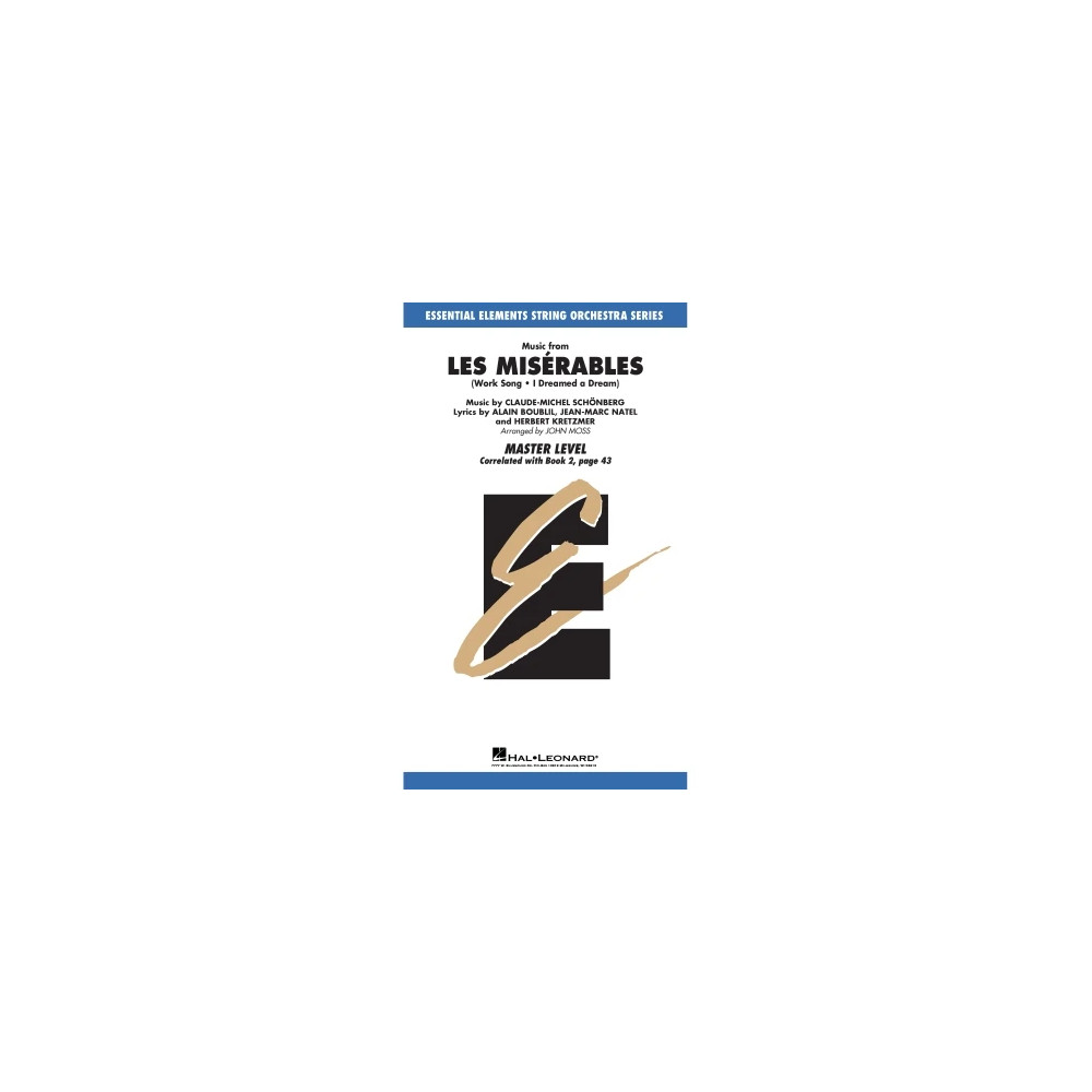 Music from Les Misérables (arr. John Moss) - Cello