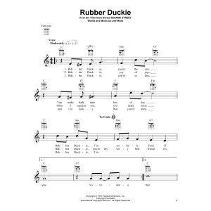 Rubber Duckie (from Sesame Street)