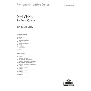 Shivers (for Brass Quintet) (arr. Seb Skelly) - Full Score