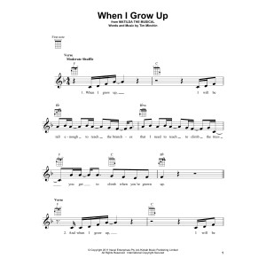 When I Grow Up (from Matilda The Musical)