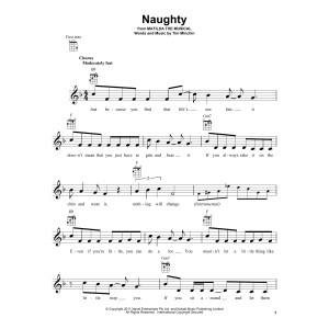 Naughty (from Matilda The Musical)