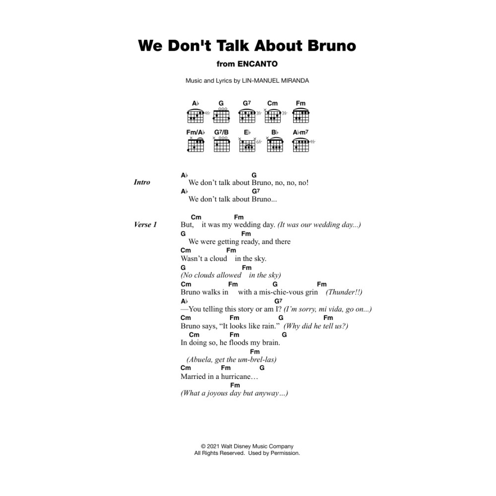 We Don't Talk About Bruno (from Encanto)
