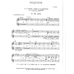Requiem (Complete Orchestration) - Bb Clarinet 1,2