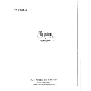 Requiem (Complete Orchestration) - Viola 1,2