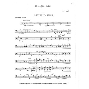 Requiem (Complete Orchestration) - String Bass