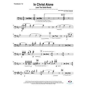 In Christ Alone (with "The Solid Rock") - Trombone 1 & 2
