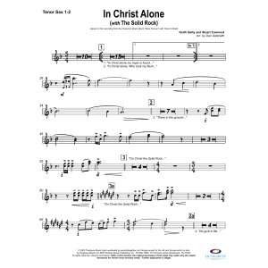 In Christ Alone (with "The Solid Rock") - Tenor Sax 1 & 2