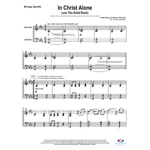 In Christ Alone (with "The Solid Rock") - String Reduction (Synthesizer)