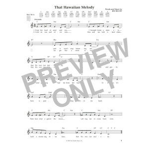 That Hawaiian Melody (from The Daily Ukulele)