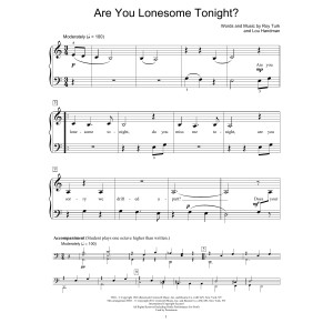 Are You Lonesome Tonight?