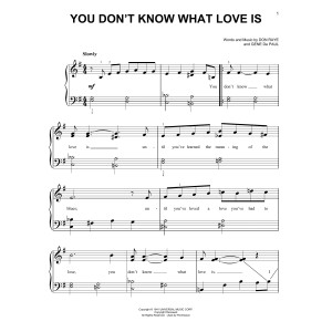 You Don't Know What Love Is