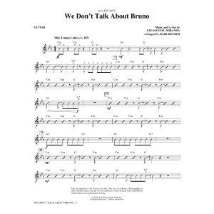 We Don't Talk About Bruno (from Encanto) (arr. Mark Brymer) - Guitar