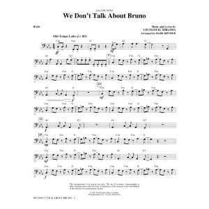 We Don't Talk About Bruno (from Encanto) (arr. Mark Brymer) - Bass