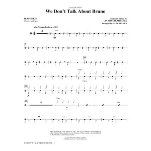 We Don't Talk About Bruno (from Encanto) (arr. Mark Brymer) - Percussion