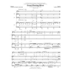 Great Flowing River (for SATB) - Full Score