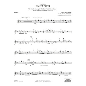 Music from Encanto (arr. Larry Moore) - Violin 1