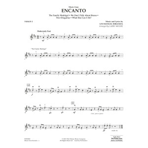 Music from Encanto (arr. Larry Moore) - Violin 2