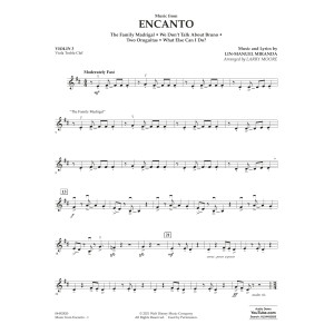 Music from Encanto (arr. Larry Moore) - Violin 3 (Viola Treble Clef)