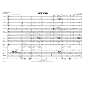 Evil Ways (arr. Paul Murtha) - Full Score